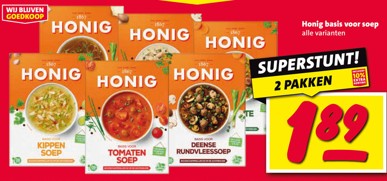 Honig   soep folder aanbieding bij  Nettorama - details