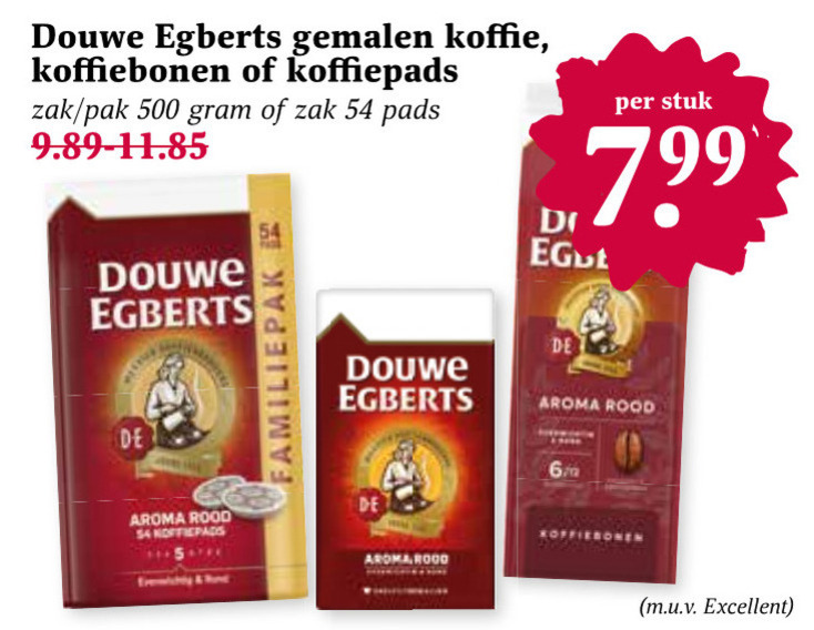 Douwe Egberts   koffiebonen, koffie folder aanbieding bij  Boons&nbsp;Markt - details