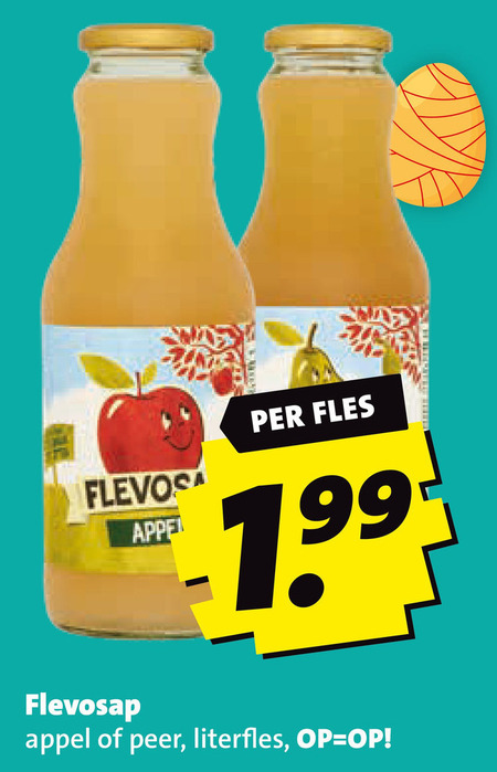 Flevosap   appelsap folder aanbieding bij  Boni - details