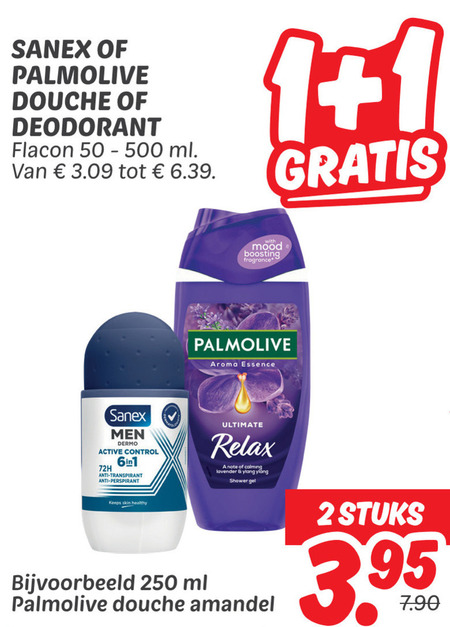Palmolive   deodorant, douchegel folder aanbieding bij  Dekamarkt - details