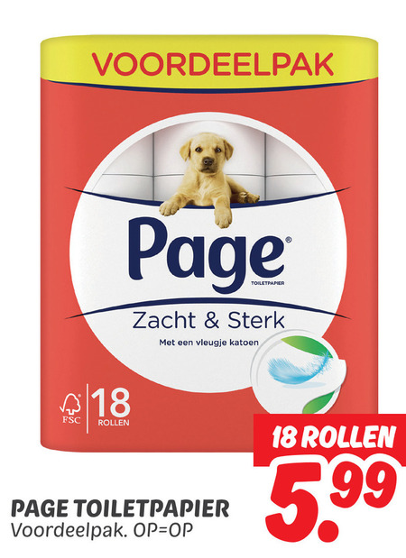 Page   toiletpapier folder aanbieding bij  Dekamarkt - details