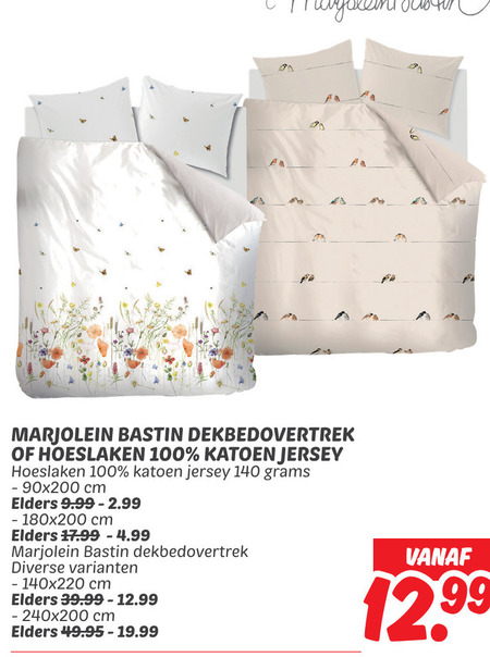 Marjolein Bastin   dekbedovertrek folder aanbieding bij  Dekamarkt - details