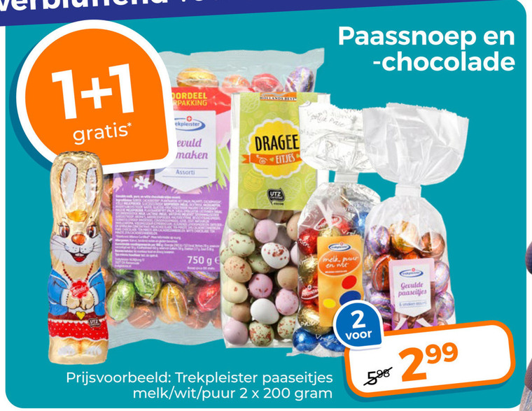 Trekpleister Huismerk   paaseitjes folder aanbieding bij  Trekpleister - details