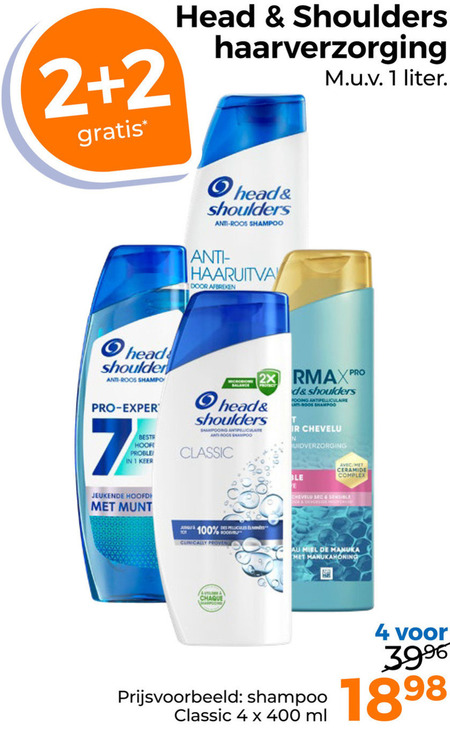 Head and Shoulders   shampoo folder aanbieding bij  Trekpleister - details