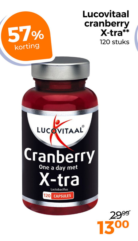 Lucovitaal   voedingssupplement folder aanbieding bij  Trekpleister - details