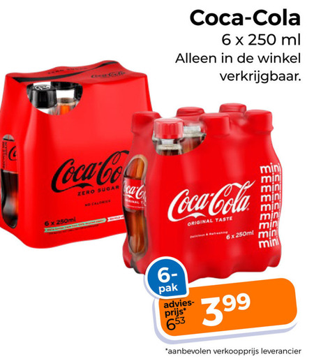 Coca-Cola   cola folder aanbieding bij  Trekpleister - details