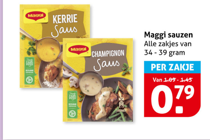 Maggi   saus folder aanbieding bij  Hoogvliet - details