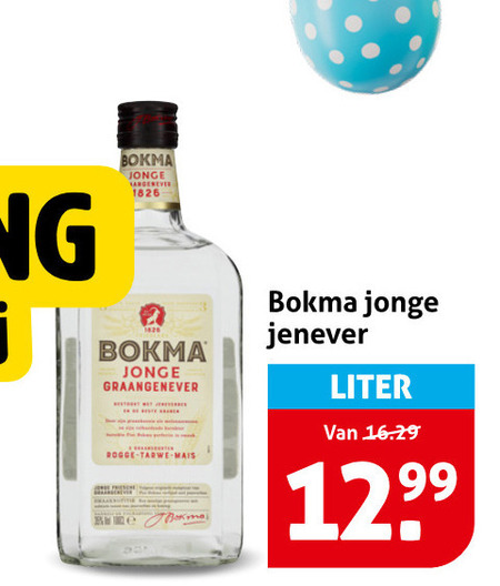 Bokma   jenever folder aanbieding bij  Hoogvliet - details