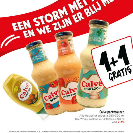 Calve   snacksaus folder aanbieding bij  Jumbo - details