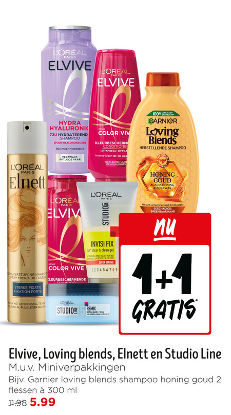 Studio Line   hairstyling, shampoo folder aanbieding bij  Jumbo - details