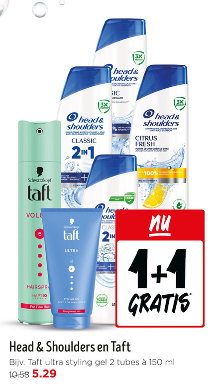 Head and Shoulders   shampoo folder aanbieding bij  Jumbo - details