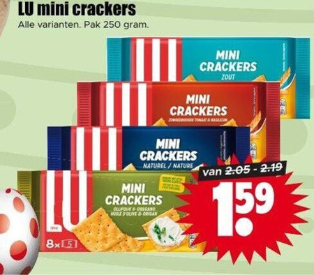 Lu   crackers folder aanbieding bij  Dirk - details