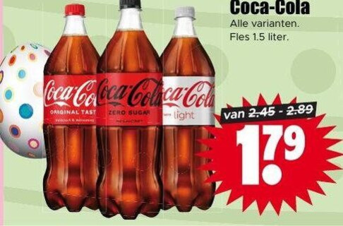 Coca-Cola   cola folder aanbieding bij  Dirk - details