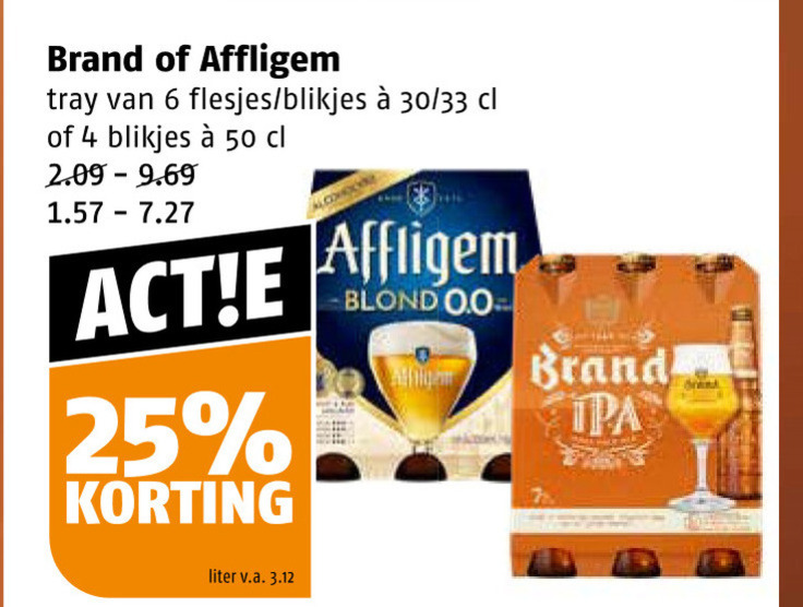 Brand   speciaalbier, blikje bier folder aanbieding bij  Poiesz - details