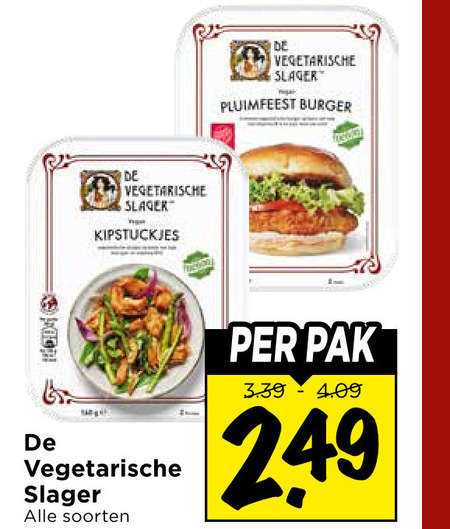 De vegetarische Slager   vegetarisch folder aanbieding bij  Vomar - details