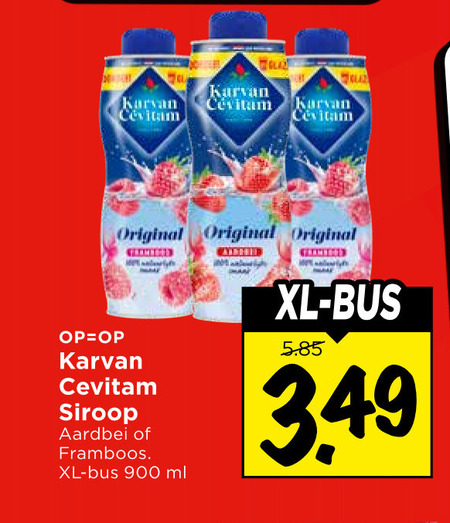 Karvan Cevitam   limonadesiroop folder aanbieding bij  Vomar - details