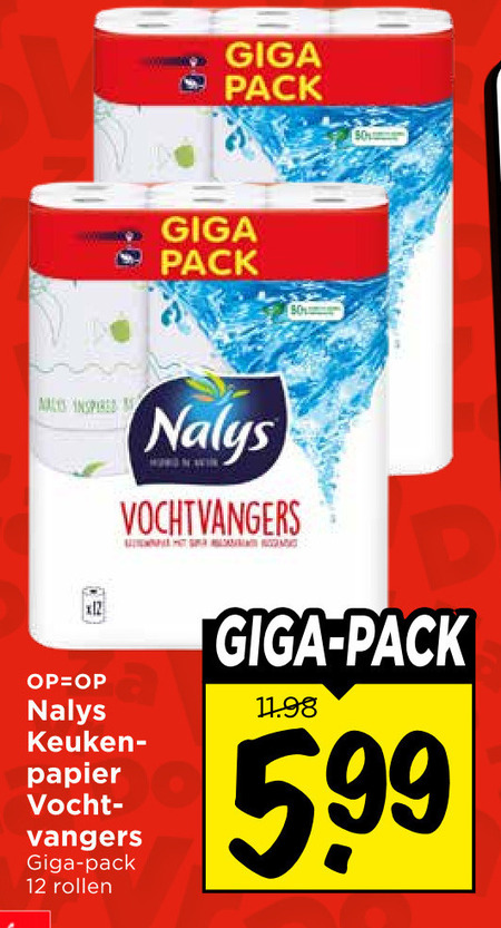 Nalys   keukenpapier folder aanbieding bij  Vomar - details