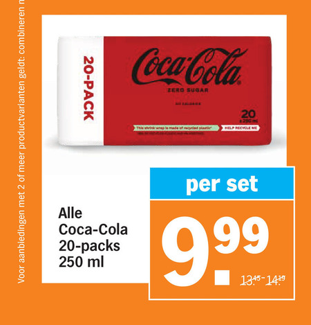 Coca-Cola   cola folder aanbieding bij  Albert&nbsp;Heijn - details