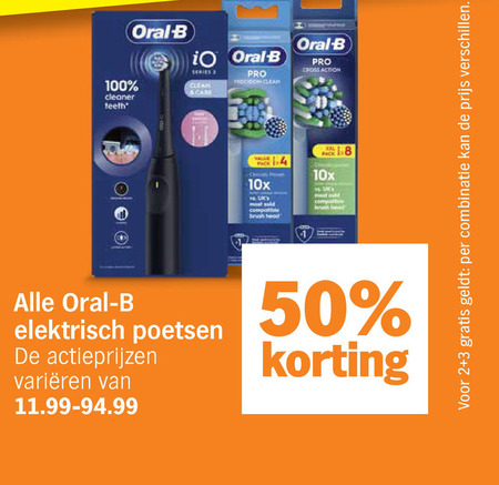 Braun Oral-B   opzetborstel, electrische tandenborstel folder aanbieding bij  Albert&nbsp;Heijn - details