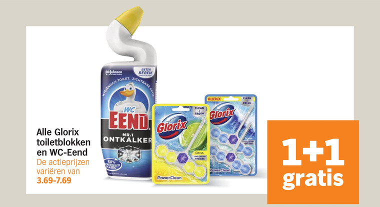 WC Eend   toiletreiniger, toiletblok folder aanbieding bij  Albert&nbsp;Heijn - details