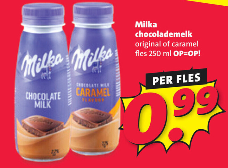 Milka   chocolademelk folder aanbieding bij  Nettorama - details