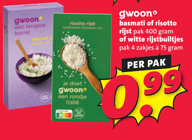 Gwoon   rijst folder aanbieding bij  Nettorama - details
