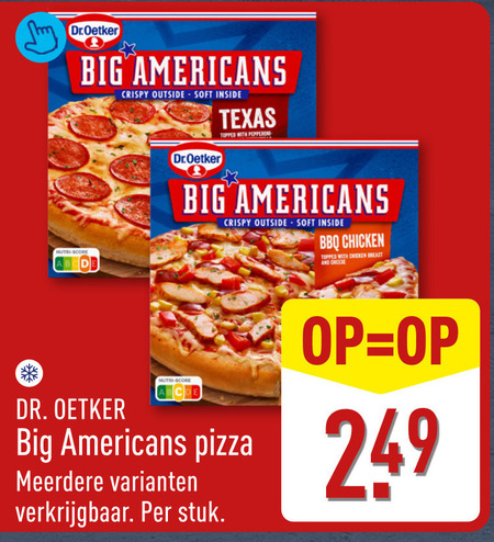 Dr Oetker   diepvriespizza folder aanbieding bij  Aldi - details