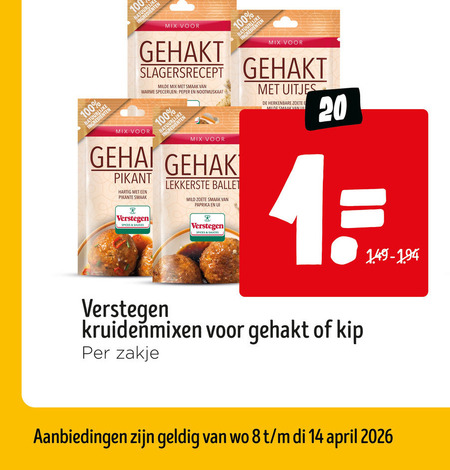 Verstegen   kruiden folder aanbieding bij  Jumbo - details