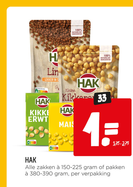 Hak   bonen folder aanbieding bij  Jumbo - details