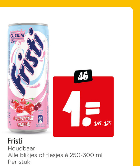 fristi drinkyoghurt 1 44 46 source calcium vet graisse 25 l rood fruit houdbaar portemonnee portion blikjes ml stuk folder aanbieding bij Jumbo Fristi drinkyoghurt folder aanbieding bij Jumbo - details