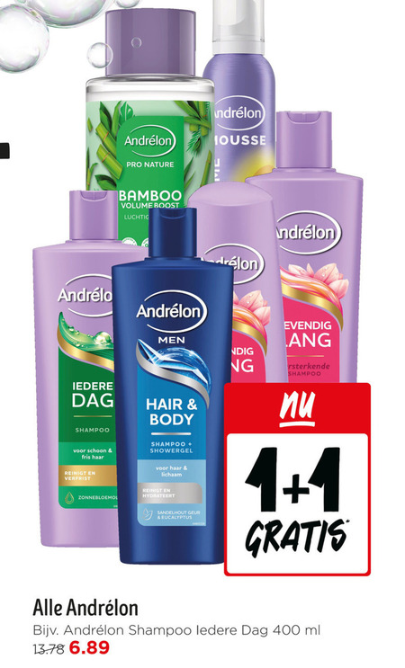 Andrelon   shampoo folder aanbieding bij  Jumbo - details