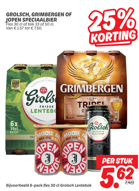 Grolsch   speciaalbier folder aanbieding bij  Dekamarkt - details