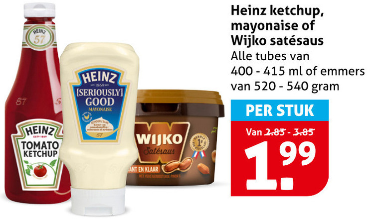 Wijko   satesaus, mayonaise folder aanbieding bij  Hoogvliet - details