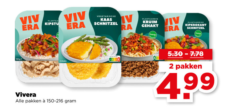Vivera   vegetarisch folder aanbieding bij  Plus - details