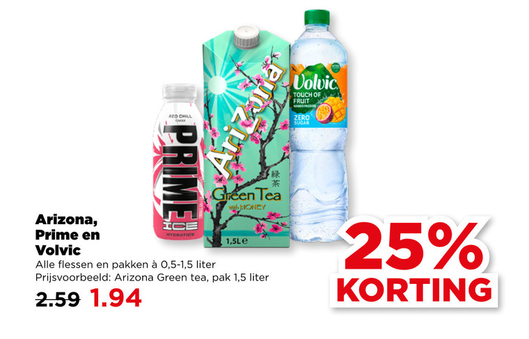 Arizona   ice tea folder aanbieding bij  Plus - details