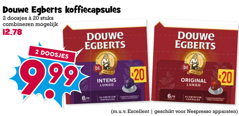 Douwe Egberts   koffiecups folder aanbieding bij  Boons&nbsp;Markt - details