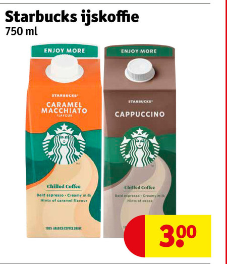 Starbucks   ijskoffie folder aanbieding bij  Kruidvat - details