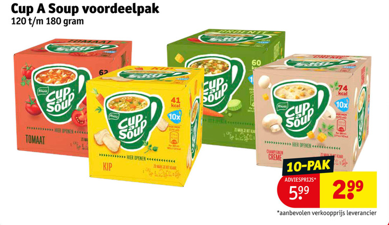 Cup a Soup   soep folder aanbieding bij  Kruidvat - details