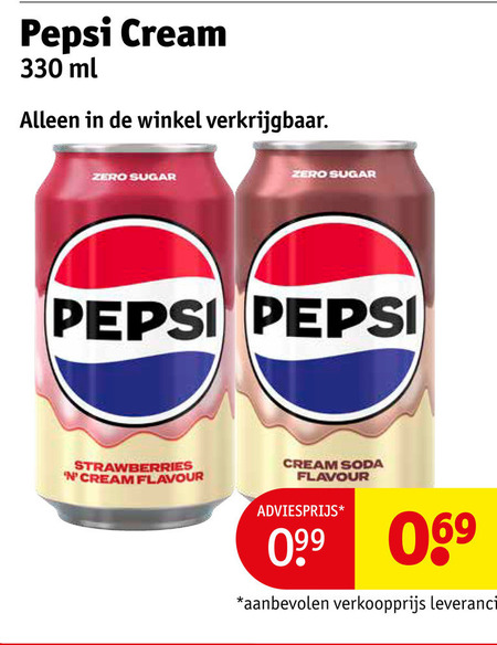 Pepsi   cola folder aanbieding bij  Kruidvat - details