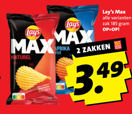 Lays   chips folder aanbieding bij  Boni - details