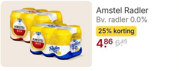 Amstel   radler bier folder aanbieding bij  Picnic - details