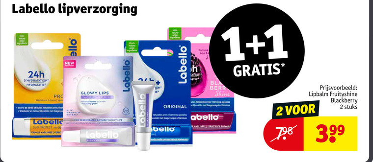 Labello   lippenbalsem folder aanbieding bij  Kruidvat - details