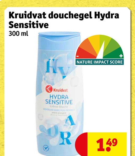 Kruidvat Huismerk   douchegel folder aanbieding bij  Kruidvat - details
