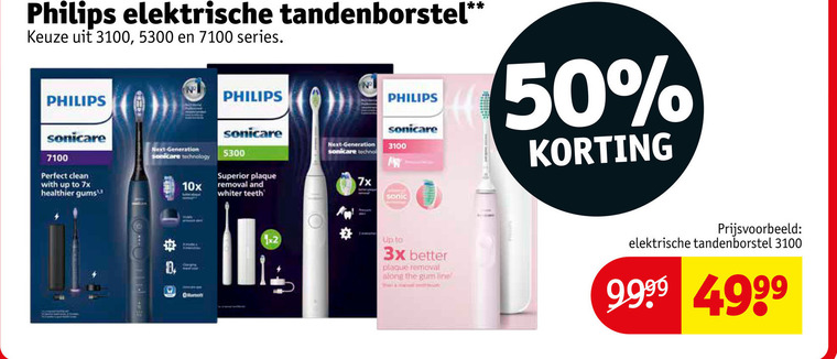 Philips   electrische tandenborstel folder aanbieding bij  Kruidvat - details