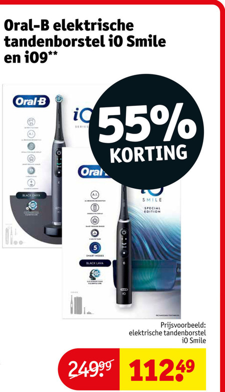 Braun Oral-B   electrische tandenborstel folder aanbieding bij  Kruidvat - details