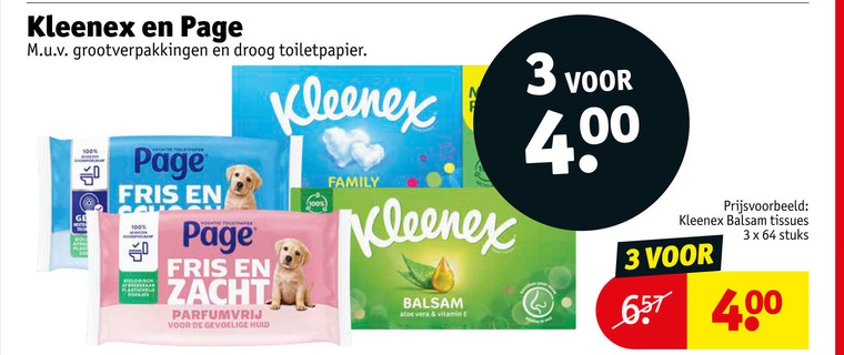 Kleenex   tissue folder aanbieding bij  Kruidvat - details