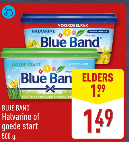 Blue Band   margarine folder aanbieding bij  Aldi - details