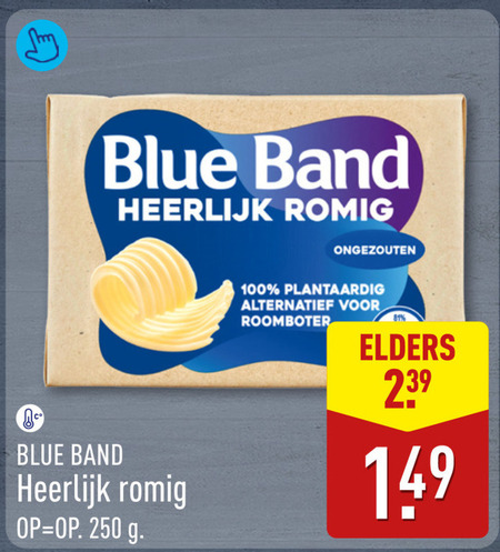 Blue Band   margarine folder aanbieding bij  Aldi - details