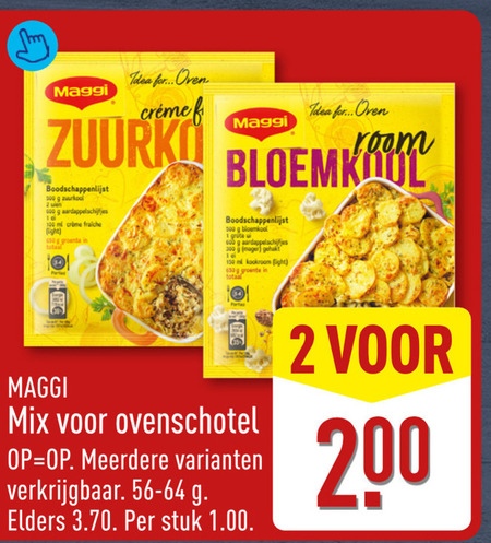 Maggi   maaltijdmix folder aanbieding bij  Aldi - details