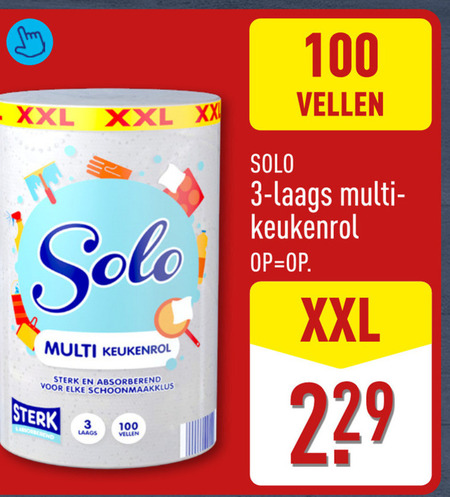 Solo   keukenpapier folder aanbieding bij  Aldi - details